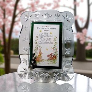 Rare Vintage Waterford Crystal Velveteen Rabbit Collection Frame